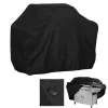 HURTEL Funda protectora impermeable XXL Negra para barbacoa, bicicleta, moto, muebles de jardín