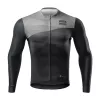 ROCKBROS Maillot de ciclismo de manga larga primavera/verano XL - Negro