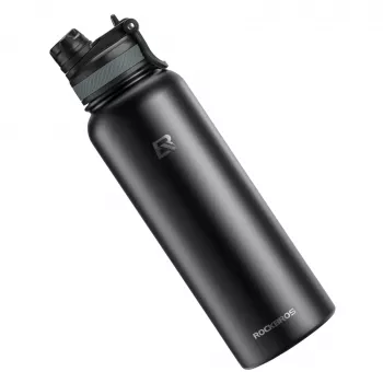 ROCKBROS Botella térmica de bicicleta 650 ml Negro