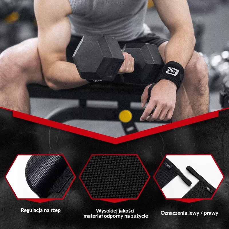 ROCKBROS Cinta deportiva para el sudor 0431001 Negro (pack de 2)