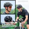 ROCKBROS Gorra de ciclismo con visera 18230005001 - Negro