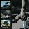 ROCKBROS Guantes de ciclismo de medio dedo con acolchado de gel M Verde-Negro