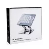 Soporte para portátil 360° Wozinsky plateado con soporte para móvil