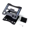 Soporte para portátil Wozinsky negro + soporte para móvil
