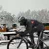 Chaqueta de ciclismo cortavientos ROCKBROS YPW021, talla L, negra