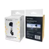 Soporte para coche Wozinsky WCT5-6S2Y con cargador inalámbrico Qi/MagSafe 15W y ventilador para rejillas de ventilación - Negro