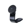 Soporte magnético para móvil de coche Wozinsky WCZ2Y2S con cargador inalámbrico MagSafe 15W para salpicadero - Negro