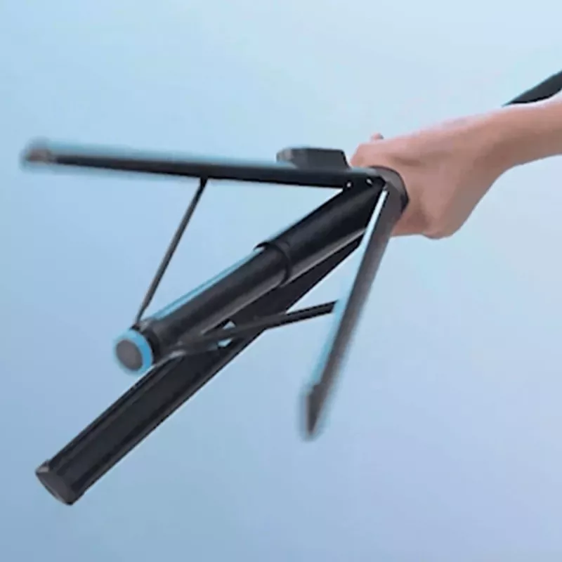 Selfie stick premium Wozinsky WRZP1 con patas de despliegue automático, función de trípode, 1,7 m - Negro