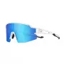 Gafas de ciclismo polarizadas para niños ROCKBROS protección UV400 blancas lentes azules