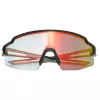 Gafas de ciclismo fotocromáticas ROCKBROS con protección UV e inserto RX - Lentes naranjas - Montura negra