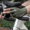 Guantes de ciclismo transpirables de dedos cortos ROCKBROS S107 XXL verdes