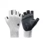 ROCKBROS Guantes de ciclismo de carretera de dedos cortos XL blanco negro