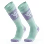 Qunature Calcetines de esquí 037202 talla 43-48 (L/XL) Lila-Verde