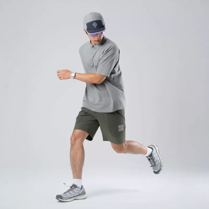 ROCKBROS pantalón corto de ciclismo YDDK015 con cinturón talla XL - verde