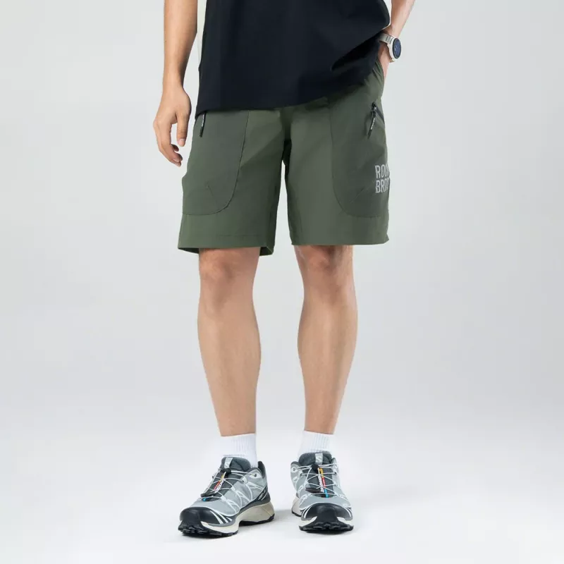 ROCKBROS pantalón corto de ciclismo YDDK015 con cinturón talla XL - verde