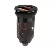 Wozinsky cargador de coche 65W USB-C PD 65W / USB-A 45W QC 3.0 - negro