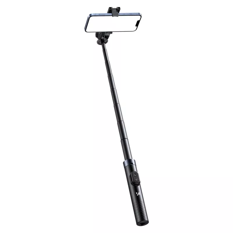 Wozinsky palo selfie WC1Y30S trípode telescópico 1,3 m con soporte para móvil - negro