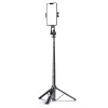 Wozinsky palo selfie WC1Y30S trípode telescópico 1,3 m con soporte para móvil - negro