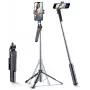 Palo selfie Wozinsky WC1Y70S trípode telescópico 1,7 m con soporte para móvil - negro
