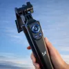 Palo selfie Wozinsky WC1Y70S trípode telescópico 1,7 m con soporte para móvil - negro