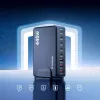 Wozinsky 240W GaN QC3 estación de carga - Negro