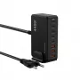 Wozinsky 240W GaN QC3 estación de carga - Negro