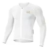 ROCKBROS YDCX008 Maillot de ciclismo de manga larga Diamond XXL Blanco
