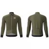 ROCKBROS YDWT014 Chaqueta de ciclismo de invierno de doble capa con forro polar XXL Verde