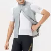 ROCKBROS Chaleco cortavientos para bicicleta YDMJ003 Primavera/Otoño talla S Blanco-Gris