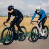 ROCKBROS Culotte corto con tirantes de ciclismo YDCK012-1 térmico de forro polar con badana XXL negro