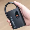 ROCKBROS L1 Bomba de aire eléctrica portátil mini compresor 70 PSI longitud de manguera 200 mm Schrader - negra