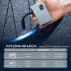 ROCKBROS AS240 PRO Bomba de aire inalámbrica, compresor 120 PSI, 420 mAh, negro