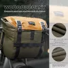 ROCKBROS W019 Bolsa de manillar para bicicleta 13,5-24L verde-naranja