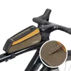 ROCKBROS Bolsa de tubo superior para bicicleta 0,25L verde/naranja