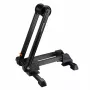 ROCKBROS T30 Soporte de aparcamiento plegable para bicicleta para rueda delantera o trasera, compatible con ruedas de 24-27,5