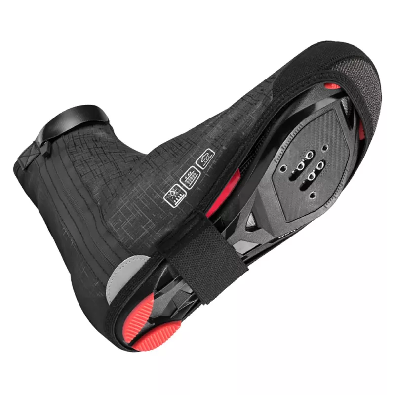 Rockbros LF1081 Cubrezapatillas de ciclismo cortavientos impermeables 42-46 EU - negros