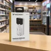 Powerbank Wozinsky WFC-15W 20000mAh 22.5W PD20W con cables Lightning y USB-C integrados - Blanco