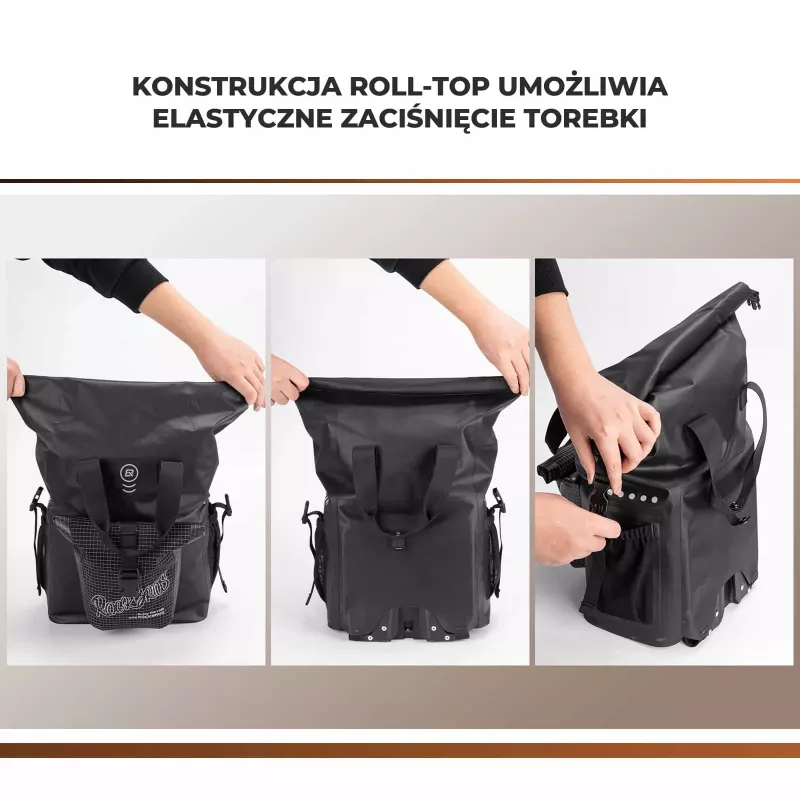 Rockbros AS-158 Bolsa frontal para plegable Brompton - Negro