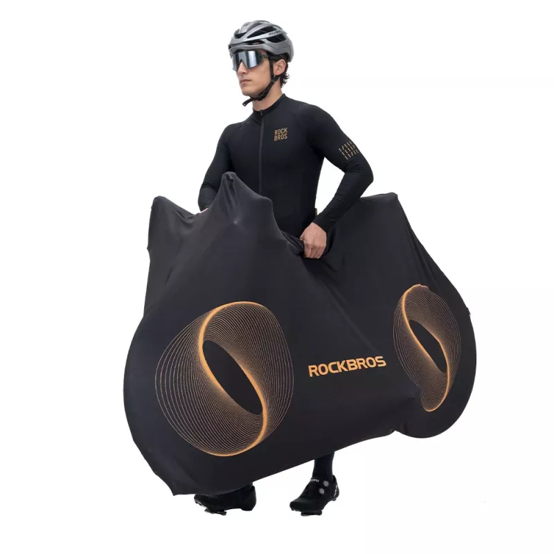 Rockbros D97 Funda elástica para bicicleta de 24-29 pulgadas y 700C, negro