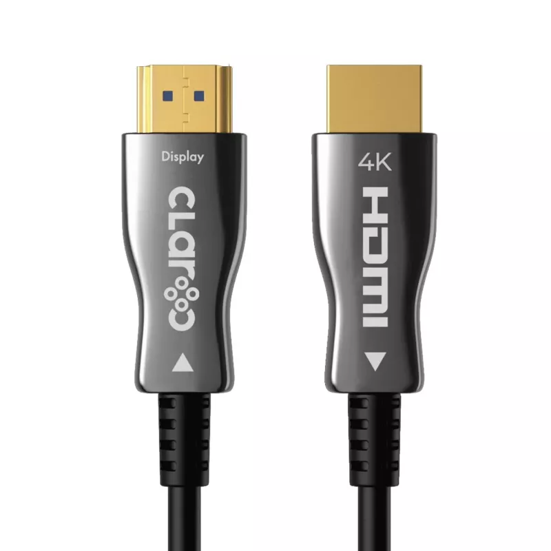 Claroc Cable óptico activo HDMI 2.0 AOC 4K@60Hz 50 m