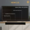Claroc Cable óptico activo HDMI 2.0 AOC 4K@60Hz 50 m