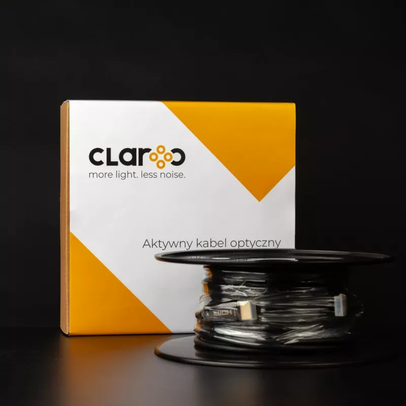 Claroc Cable óptico activo HDMI 2.0 AOC 4K@60Hz 50 m