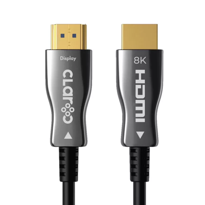 Claroc Cable óptico activo HDMI 2.1 AOC 8K 120Hz 50 m