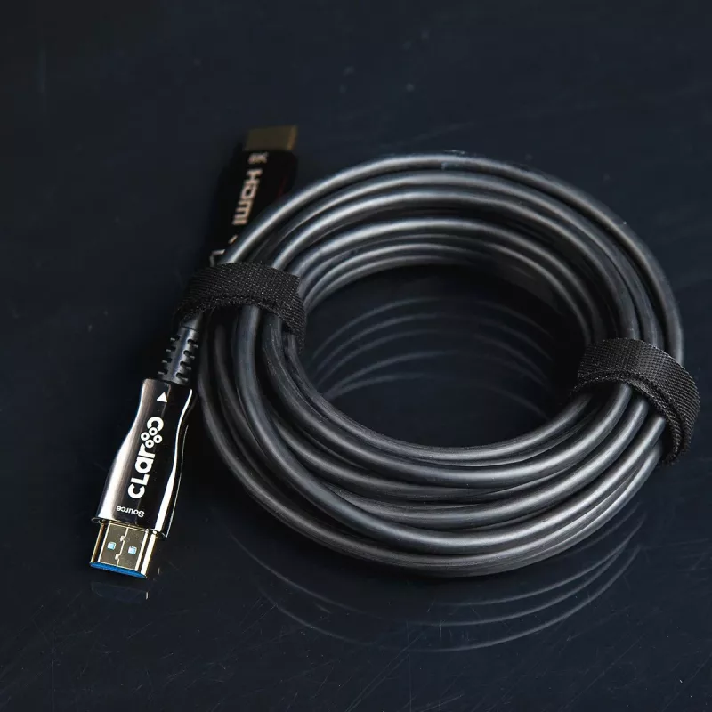 Claroc Cable óptico activo HDMI 2.1 AOC 8K 120Hz 50 m