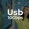 Claroc Cable óptico activo USB-C 4K@60Hz 10 m