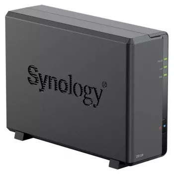 Synology DS124 + 1x HAT3310-12T (12TB) NAS de sobremesa de 1 bahía