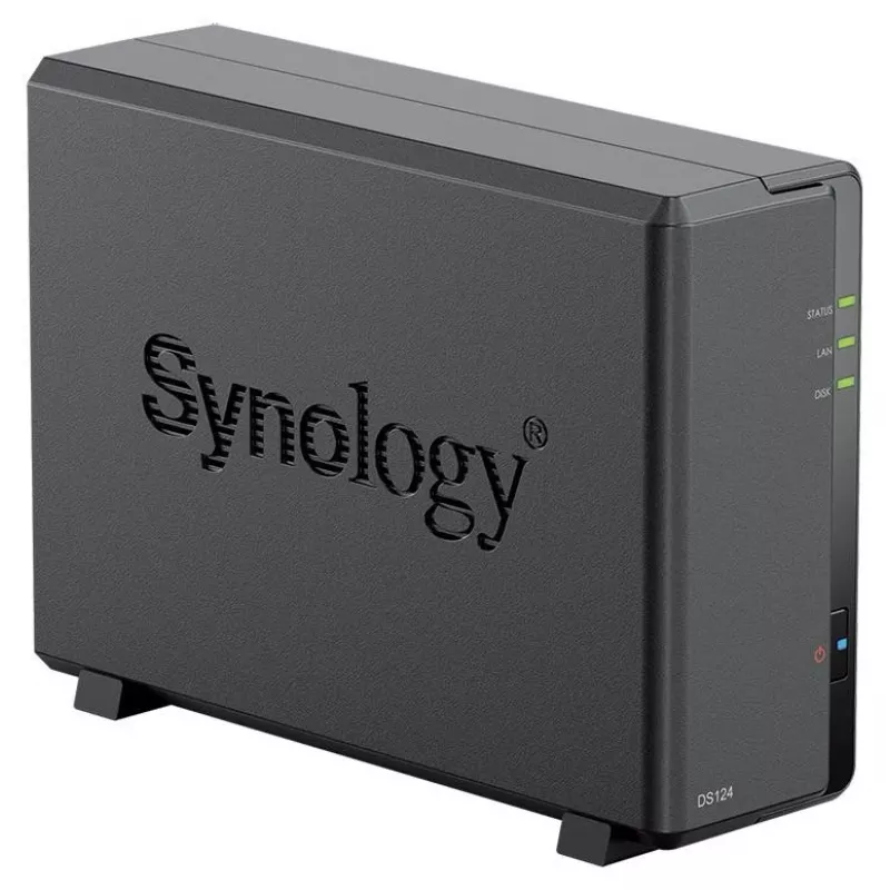 Synology DS124 + 1x HAT3310-12T (12TB) NAS de sobremesa de 1 bahía