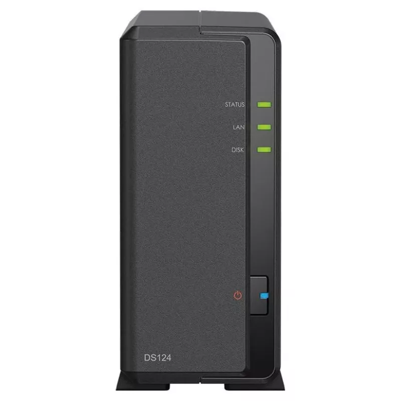 Synology DS124 + 1x HAT3310-12T (12TB) NAS de sobremesa de 1 bahía