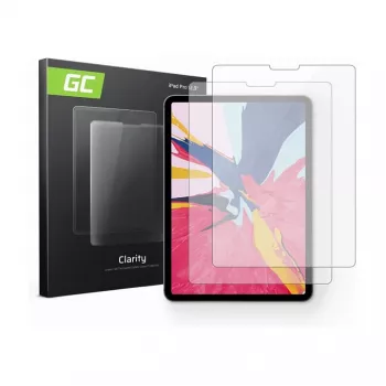 GREENCELL 2x Tempered Glass GC Clarity para Apple iPad Pro 12.9 (2018/2020)