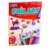 LEAN TOYS Kit creativo de arte con lámina DIY para pegar con lámina brillante - diseño de flores